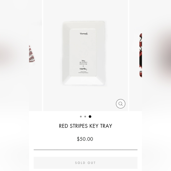 Diamond Supply Co x Disney Mickey Mouse x Keith Haring Key Tray - Picture 3 of 5